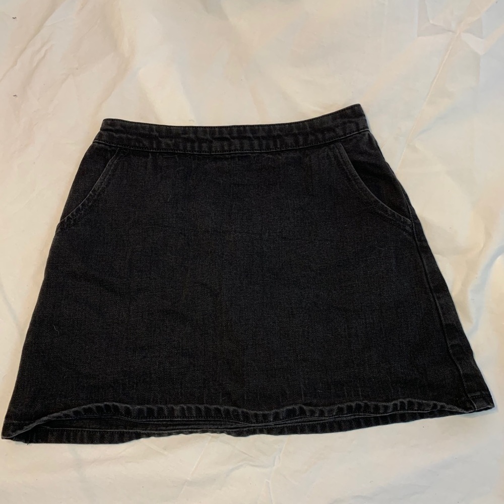TOPSHOP denim mini skirt